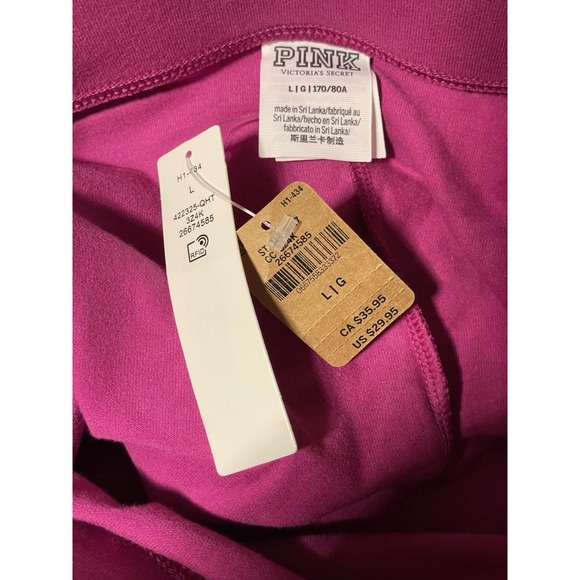 NWT Pink By Victoria Secret Pink Active Athletic Skort Size Large Fuchsia Pink - Picture 4 of 8